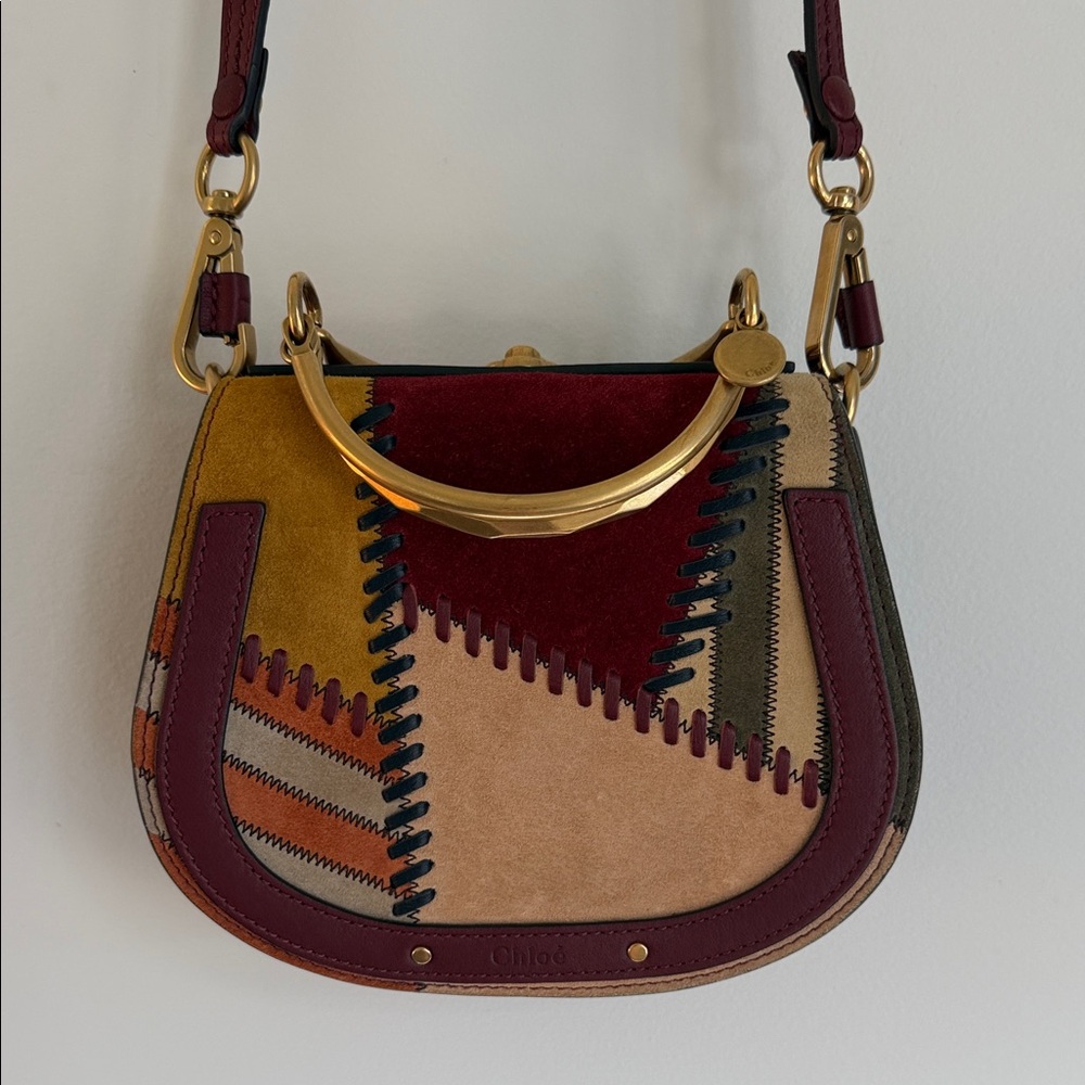 CHLOE CROSSBODY SUEDE COLOR BLOCK